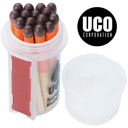ユーコ マッチ UCO24160 サバイバルマッチ マッチ15本入 防風・耐水マッチ 防災・地震・非常・救急 SA