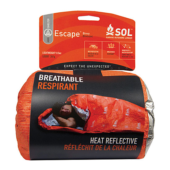 エスオーエル エマージェンシー AMK12416 エスケイプヴィヴィ 寝袋 シュラフカバー インナーシーツ 緊急用 避難用 サバイバル用