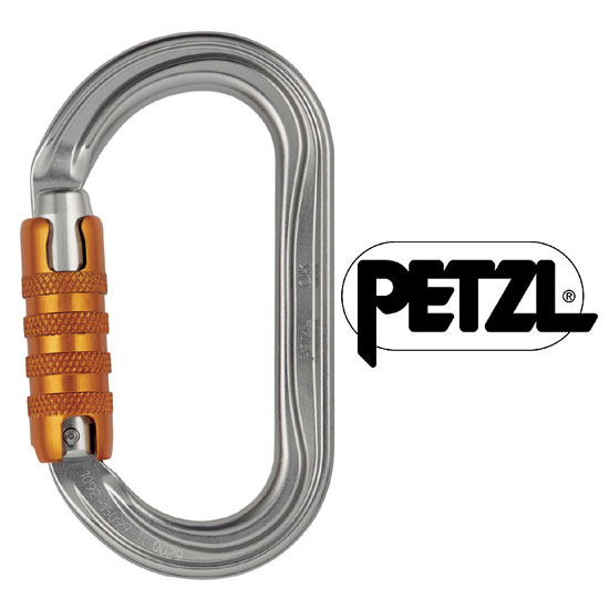 ペツル オーケートライアクトロック M33ATL カラビナ オーバル型カラビナ ロッキングカラビナ クライミング用カラビナ 登攀器具