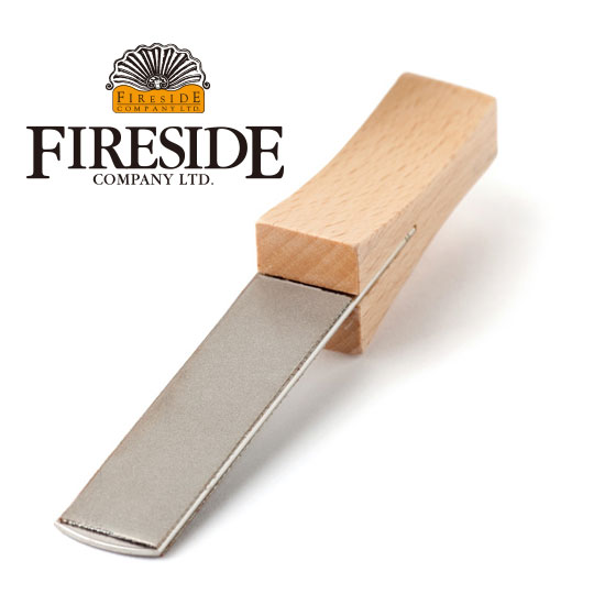 グレンスフォシュブルーク 砥石 gfbGB4032 ダイヤモンドシャープナー（皮ケース付き） Axe File 斧研ぎ ヤスリ FIRESIDE ファイヤーサイド