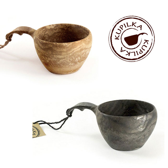 クピルカ クピルカ37 KUPILKA3728010 マグカップ BNブラウン BKブラック ウッドカップ mont-bell正規取引店 モンベル正規取引店 montbell正規取引店