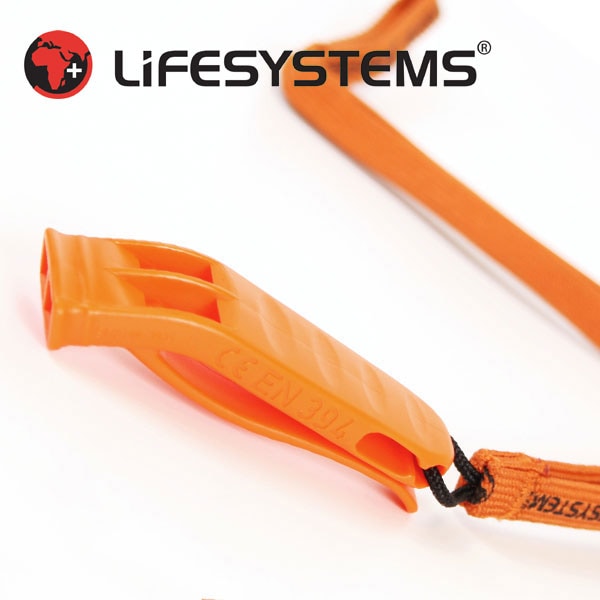 ライフシステム 笛 LIFL2250 （オレンジ）セーフティホイッスルネックストラップツキ SAFETY WHISTLE