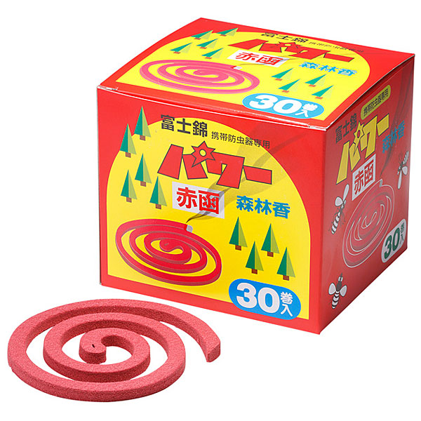 富士錦 森林香 FUJI01107 パワー森林香（赤色） 虫よけ線香 強力防虫線香 【ゆうパケット不可】 株式会社モチヅキ/Mochizuki Outdoor Tools正規取引店