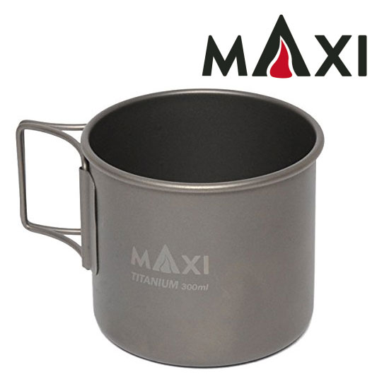 チタン 300ml マグカップ アウトドア コップ 神奈川沖波裏 葛飾北斎 MK