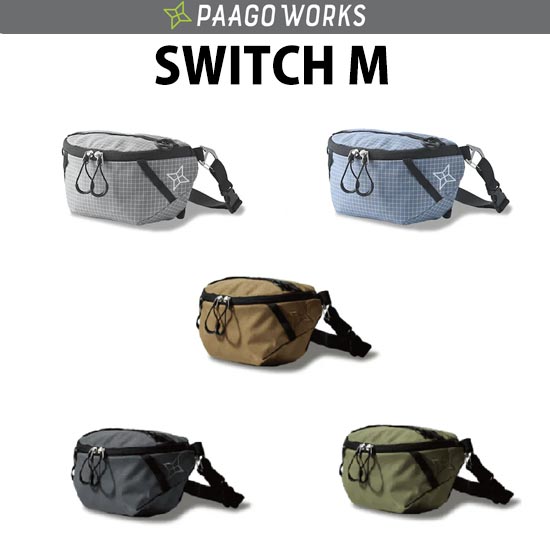 パーゴワークス スイッチ M pworksHB101 SWITCH M HB501 ショルダーバッグ ショルダーポーチ チェストバッグ ウエストバッグ 登山