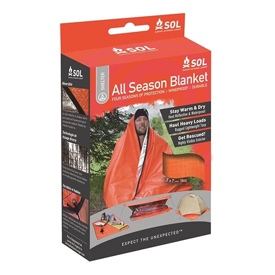 エスオーエル オールシーズンブランケット AMK12901 防災 登山