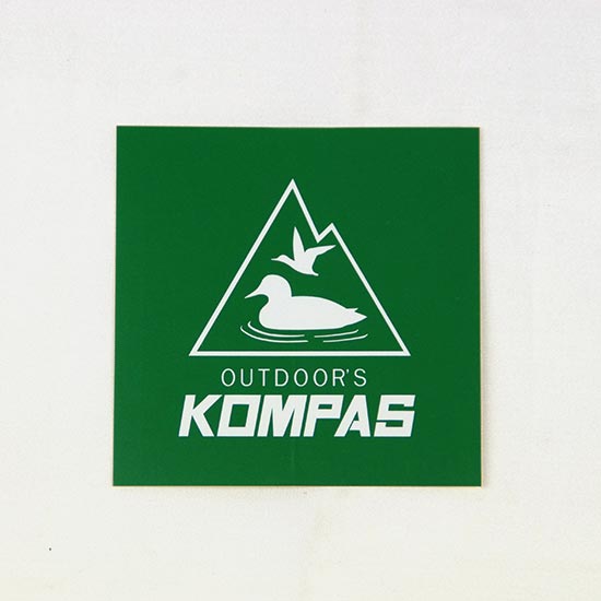 アウトドアーズ コンパス KOMPASオリジナルステッカー（ロゴ） KOMPAS003 ステッカー シール ショップオリジナル