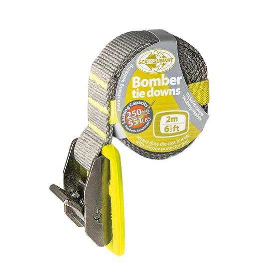 シートゥサミット ボンバータイダウン2m/1本 ST88152 タイダウンベルト ライム