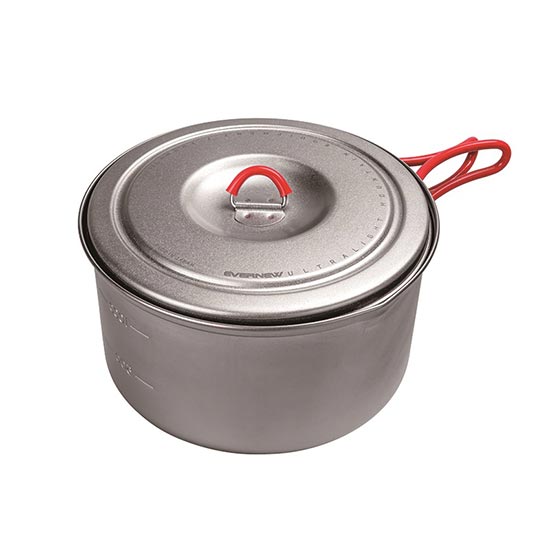 エバニュー チタンウルトラライトポット1300 ECA534  クッカー Ti U.L. Pot 1300