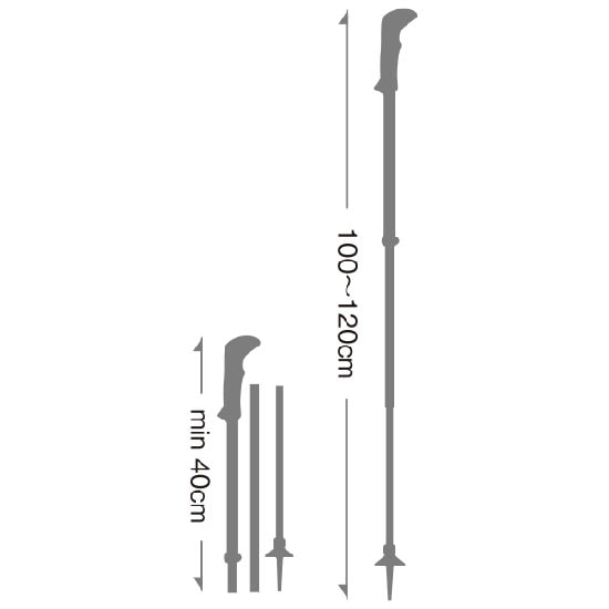 レキ クレシダ FX カーボン AS LEKI1300447 トレッキングポール 登山用