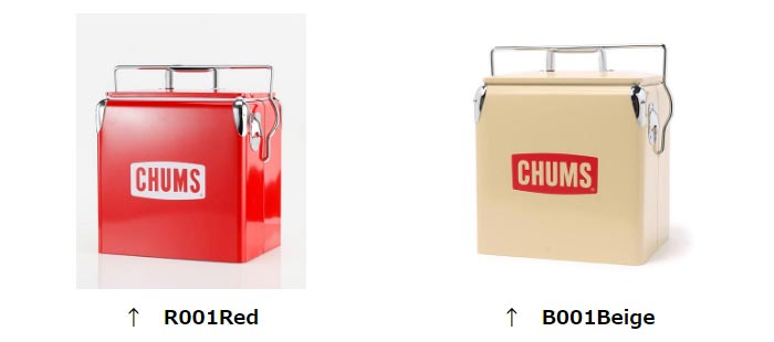 限定、廃盤品】CHUMS チャムス スチールクーラーボックス 限定、廃盤品】CHUMS チャムス スチールクーラーボックス