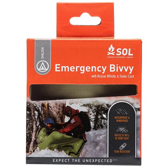 エスオーエル エマージェンシー ヴィヴィ ODグリーン SOL13711  1人用 寝袋状 緊急用 避難用 サバイバル用