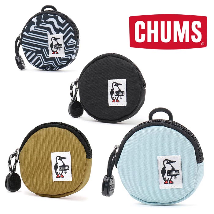 チャムス リサイクルラウンドコインケース CH60-3573  財布 Recycle Round Coin Case 2023年秋冬