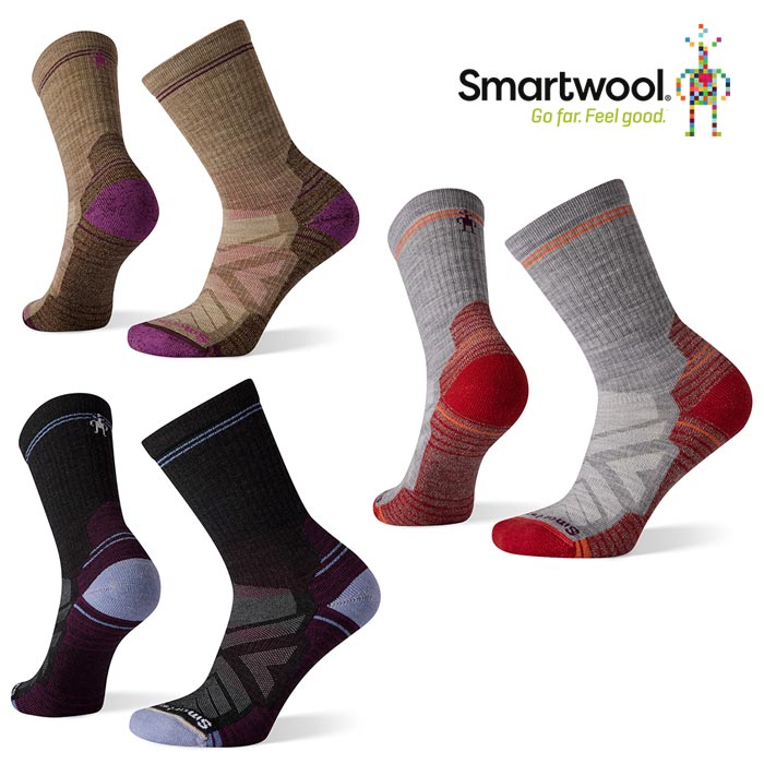 スマートウール ウィメンズ ハイク ライトクッション クルー SW70307 レディース/女性用 靴下 ソックス ハイキング 登山