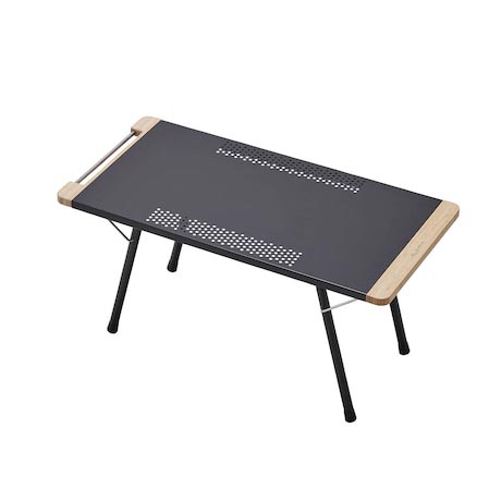ラルファ ファイヤーサイド テーブルロング ブラック（TA-080BK） LALPHATA-080 テーブル キャンプ 焚火 焚き火