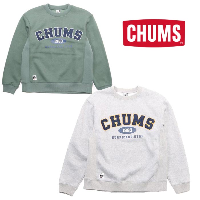 チャムス マイトンチャムスカレッジクルートップスウェット CH00-1395 スウェット 男性用 メンズウェア ファッション Myton CHUMS College Crew Top Sweat