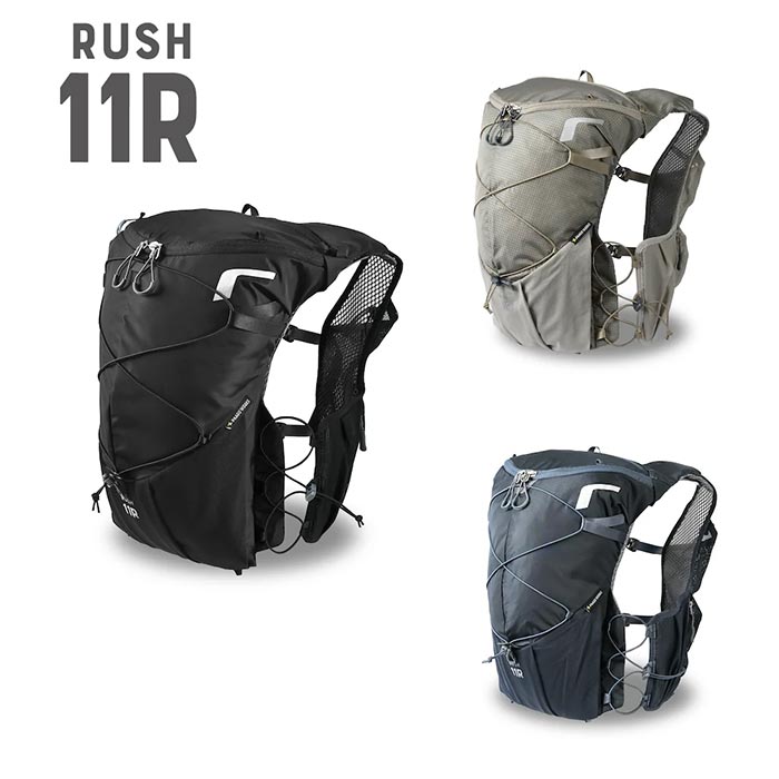 パーゴワークス ラッシュ11R pworksRP604 RUSH 11R リュック トレランパック トレイルランニング リュック 2026年モデル