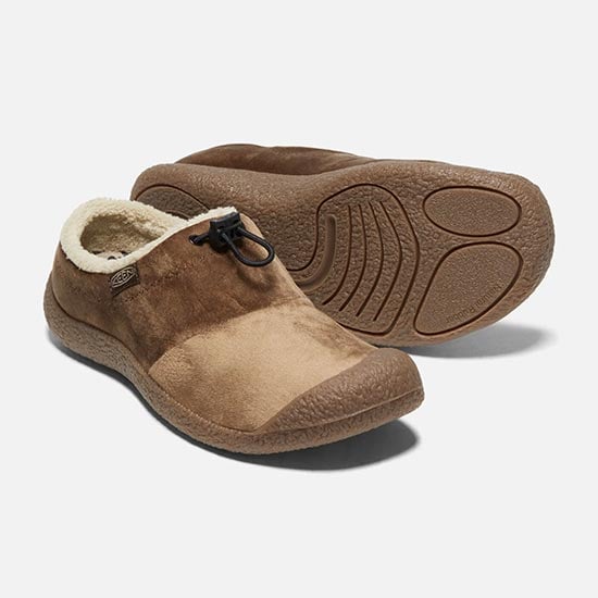 キーン ハウザー スリー スライド  1026649 レディース/女性用 HOWSER III SLIDE Dark Earth Velour リラックスシューズ