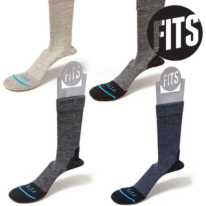 フィッツ ライトハイカークルー（中厚手） fitsF1002 靴下 登山 ハイキング ソックス メンズ/男性用 レディース/女性用