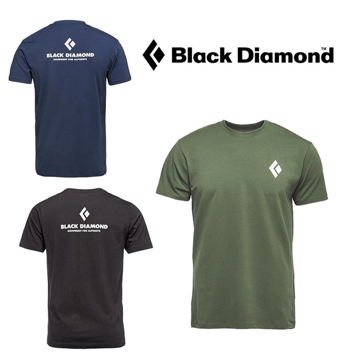 ブラックダイヤモンド メンズ イクイップメントフォーアルピニストティー BD67626 メンズ/男性用 Tシャツ 半袖Tシャツ コットンティー トップス