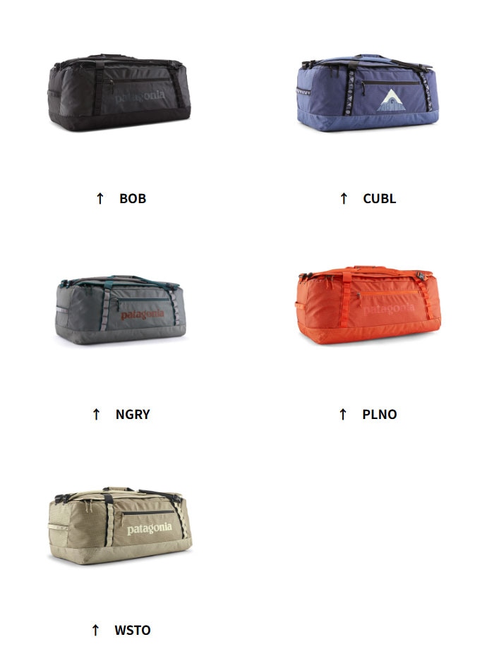 パタゴニア ブラックホール・ダッフル 70L 49348 バックパック Black