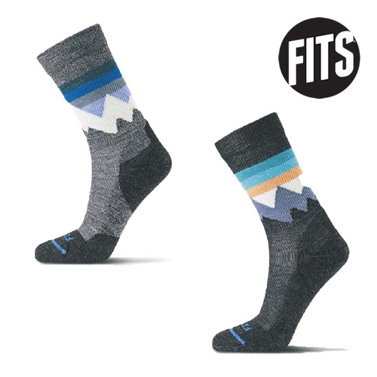 フィッツ ライトハイカークルー 中厚手 fitsF1058 ユニセックス/男女兼用 靴下 トレッキング 登山