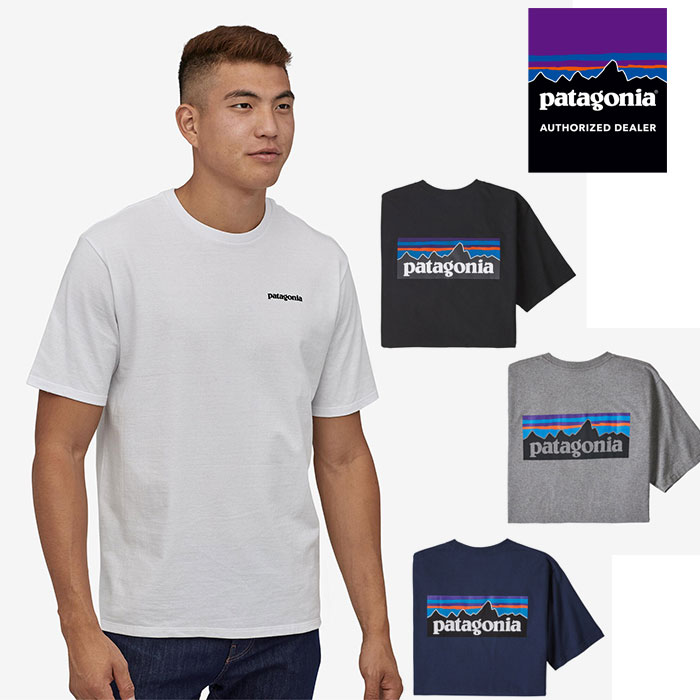 パタゴニア メンズ P-6ロゴ レスポンシビリティー 38504 メンズ/男性用 Tシャツ M's P-6 Logo Responsibili-Tee 半袖Tシャツ トップス コットンティー 2025年秋冬