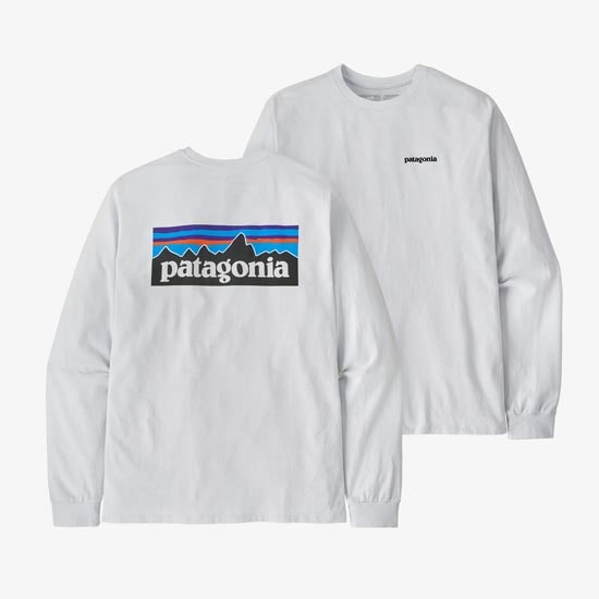 パタゴニア メンズ ロングスリーブ P-6ロゴ レスポンシビリティー 38518 メンズ/男性用 Tシャツ M's L/S P-6 Logo Responsibili-Tee 2025年秋冬
