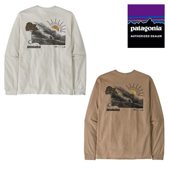 パタゴニア メンズ・ロングスリーブ・アーススーツ・レスポンシビリティー 37782 メンズ/男性用 長袖Tシャツ M's L/S Earthsuits Responsibili-Tee※クリアランス【返品交換不可】