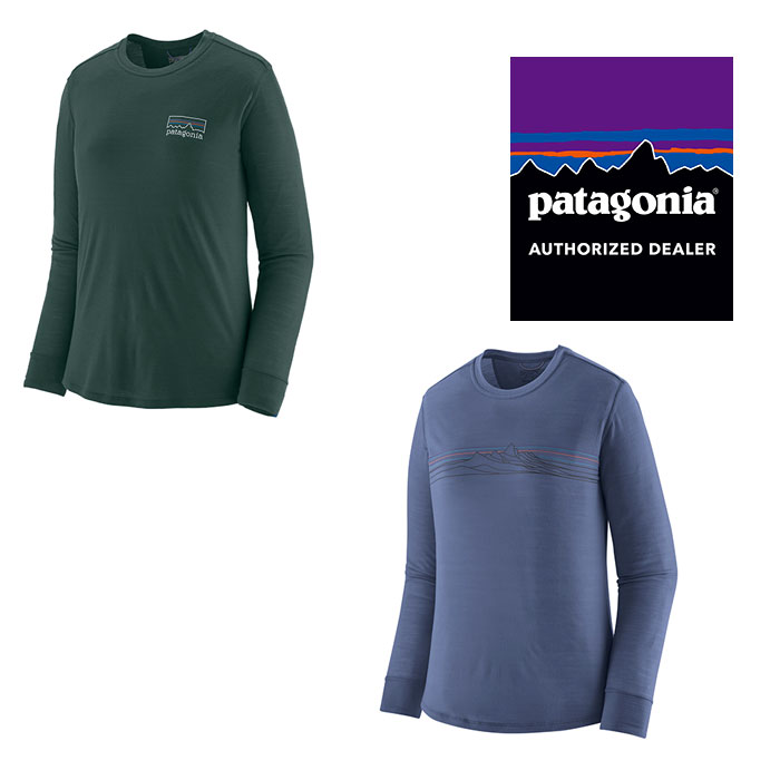 パタゴニア ウィメンズ・ロングスリーブ・キャプリーン・クール・メリノ・グラフィック・シャツ 44600 レディース/女性用 長袖Ｔシャツ W's L/S Cap Cool Merino Graphic Shirt 2025年秋冬