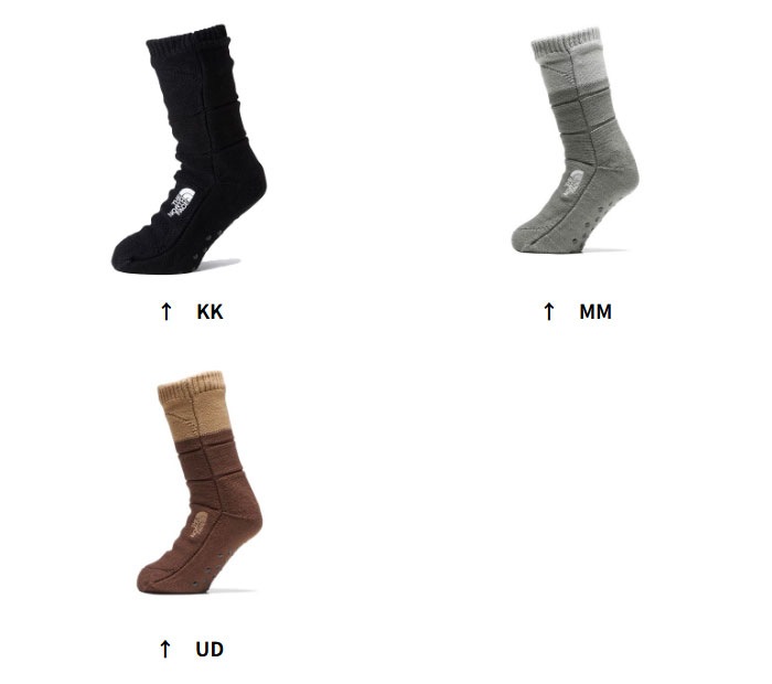 ザノースフェイス ヌプシ ブーティ ソックス NN82233 ユニセックス