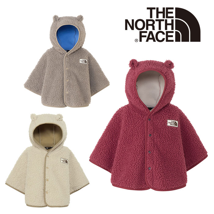 ザノースフェイス カドルフリースポンチョ NAB72402 ジュニア/子供用 ポンチョ B CUDDLE F PONCHO くま耳 外遊び お出かけ
