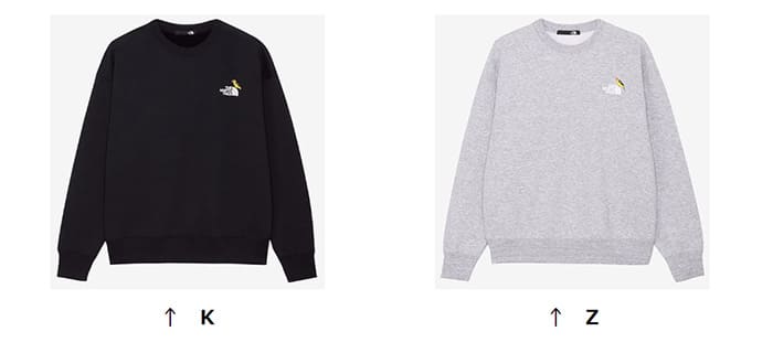 ザノースフェイス ズーピッカークルー NT62434 ユニセックス/男女兼用