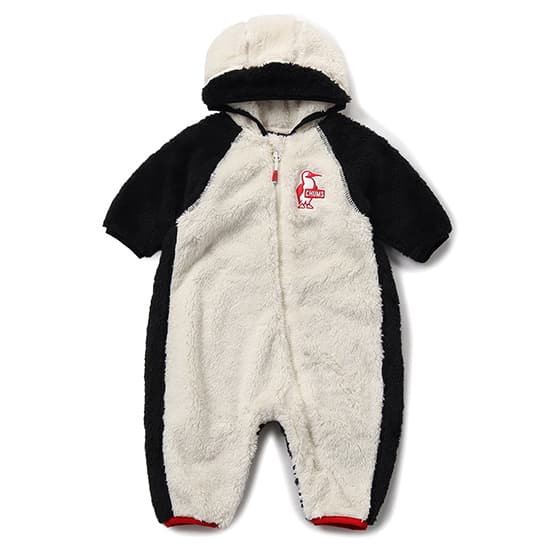 チャムス ベビーエルモフリースオールインワン CH27-1022 キッズ/子供用 カバーオール Baby Elmo Fleece All in One 2024年秋冬新作