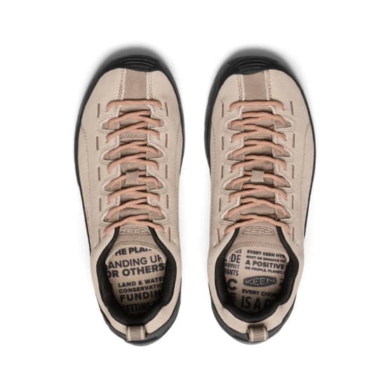 美品】KEEN JASPER WP（24）ローカットシルバーミンク
