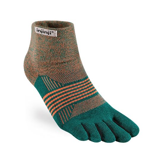 インジンジ ウィメンズトレイルミッドウェイトミニクルー IJJ213131 レディース/女性用 靴下  登山 アウトドア 5本指靴下 五本指ソックス