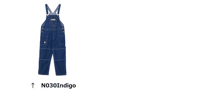 チャムス オールオーバーザオーバーオール CH03-1376 メンズ