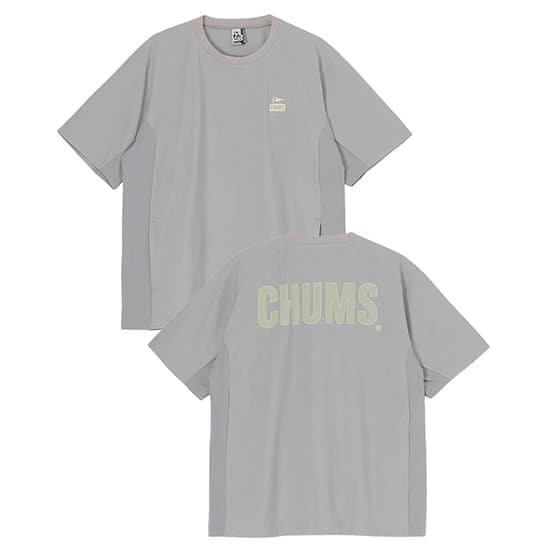 チャムス エアトレイルストレッチチャムスTシャツ CH11-2580 レディース/女性用 半袖Tシャツ Airtrail Stretch CHUMS T-Shirt 2025年春夏新作