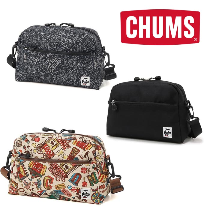 チャムス リサイクルスモールトラぺゾイドショルダーバッグ CH60-3963  ショルダーバッグ Recycle Small Trapezoid Shoulder Bag