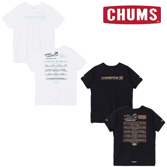 チャムス ランニングハートビートTシャツ CH01-2496 メンズ/男性用 半袖Tシャツ Running Heart Beat T-Shirt 2025年春夏新作