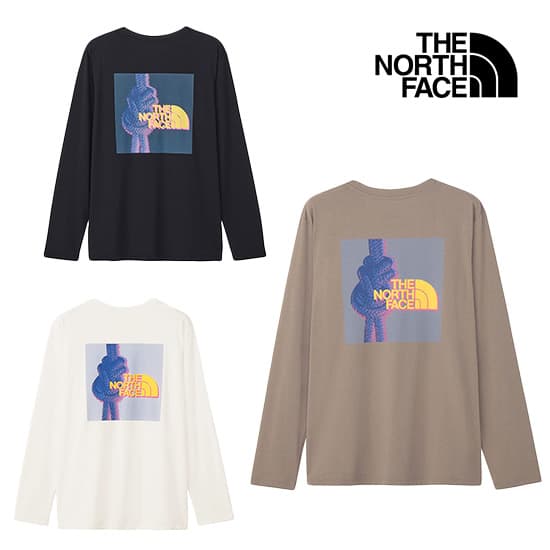 ザノースフェイス ロングスリーブ イーエス エイトノットティー NT32582 メンズ/男性用 長袖Tシャツ L/S ES EIGHTKNOT T【クリアランスSALE】【返品交換不可】