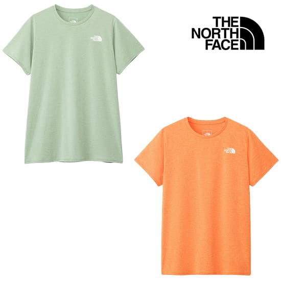 ザノースフェイス ショートスリーブGTDメランジクルー NTW12595 レディース/女性用 半袖Tシャツ S/S GTD MELANGE CR 2025年春夏新作
