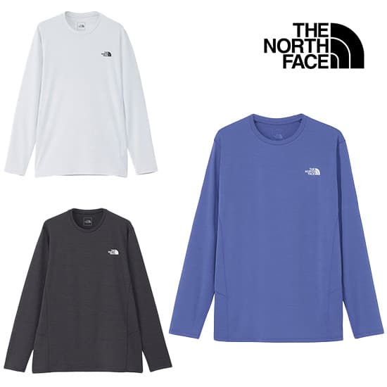 ザノースフェイス ロングスリーブフラッシュドライスリーディークルー NT12203 メンズ/男性用 長袖Tシャツ L/S FD 3D CREW【クリアランスSALE】【返品交換不可】