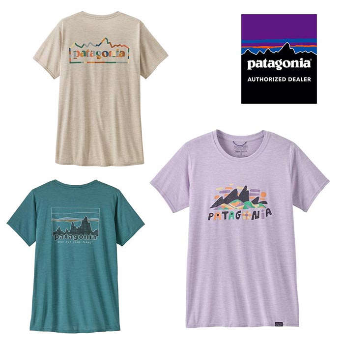 パタゴニア ウィメンズ キャプリーン クール デイリー グラフィック シャツ 45250 レディース/女性用 Tシャツ Ws Cap Cool Daily Graphic Shirt 半袖Tシャツ 吸汗速乾 ランニング 登山 トップス