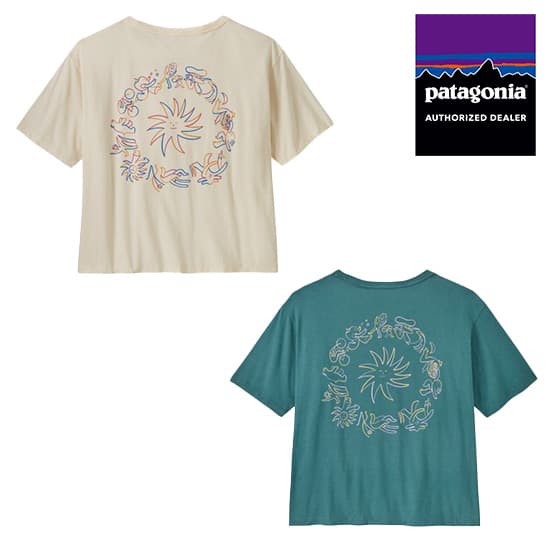 パタゴニア ウィメンズ・ミューチュアリズム・イージーカット・オーガニック・Tシャツ 37802 レディース/女性用 半袖Tシャツ Ws Mutualism Easy Cut Organic T-Shirt