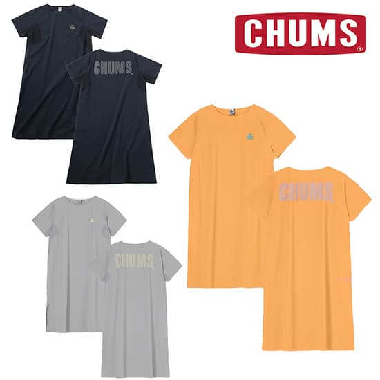 チャムス エアトレイルストレッチチャムスワンピース CH18-1353 レディース/女性用 ワンピース Airtrail Stretch CHUMS One-Piece 2025年春夏新作