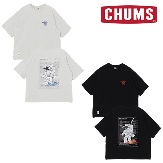 チャムス スペースブービースペーススーツT CH01-2546 メンズ/男性用 半袖Tシャツ Space Booby Spacesuit T-Shirt 2025年春夏新作