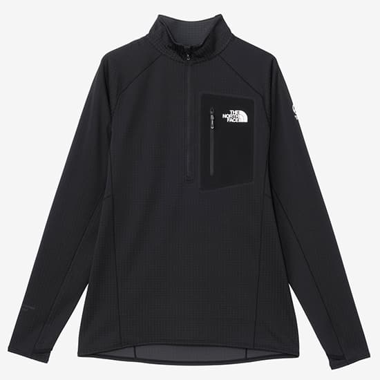 ザノースフェイス エクスペディションドライドットジップハイ NT12522 レディース/女性用 長袖Ｔシャツ EX DRY DOT ZIPHIGH 