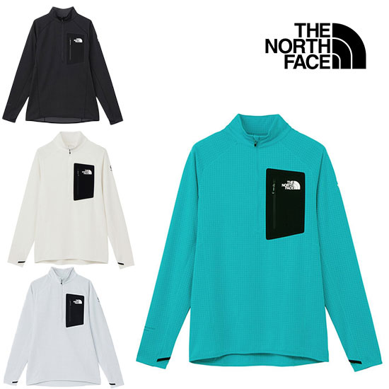 ザノースフェイス エクスペディションドライドットジップハイ NT12522 メンズ/男性用 長袖Ｔシャツ EX DRY DOT ZIPHIGH