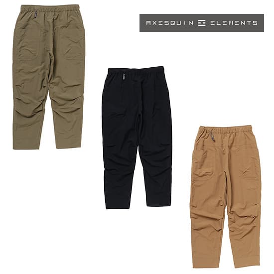 アクシーズクイン エレメンツ タッサーナイロンのパンツ AXES022037 ユニセックス/男女兼用 ロングパンツ  2025年春夏新作